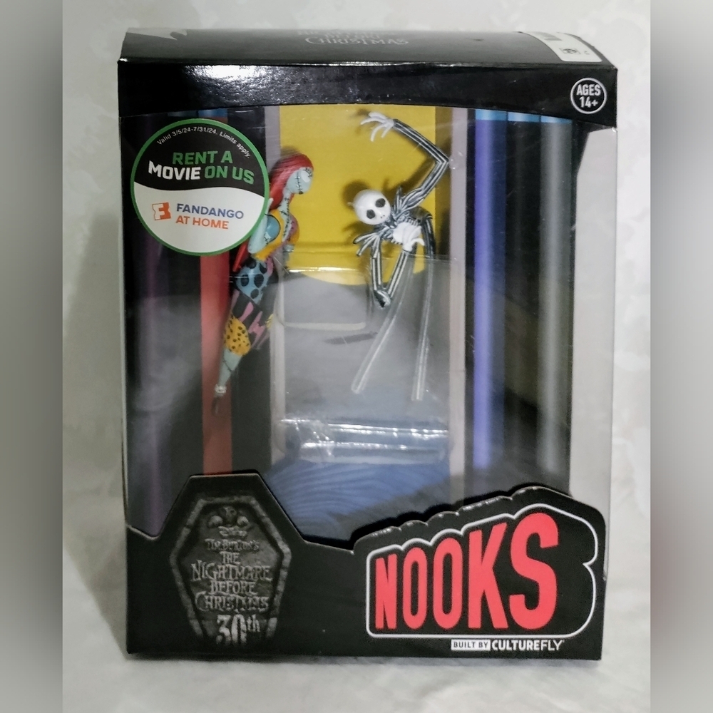 Nooks Nightmare Before Christmas Book Shelf Decorations